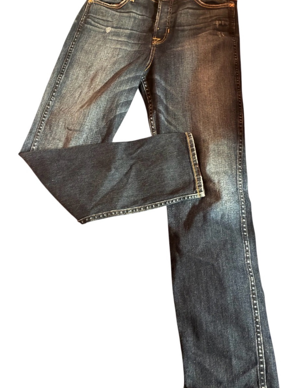NEW Women’s Hudson vintage holly high rise crop skinny Dark Blue Jeans Sz 29